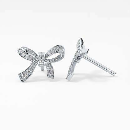 0.4 TCW Round Lab Grown Diamond Stud Earrings