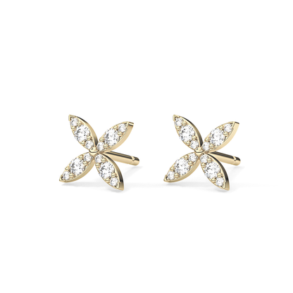 0.4 TCW Round Lab Grown Diamond Stud Earrings