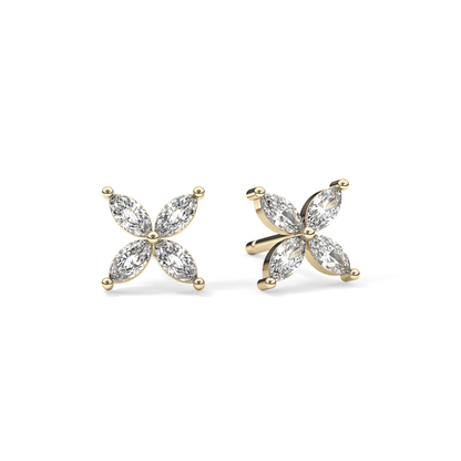 0.4 TCW Round Lab Grown Diamond Stud Earrings