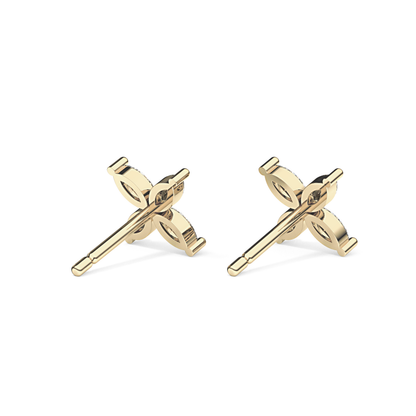 0.4 TCW Round Lab Grown Diamond Stud Earrings