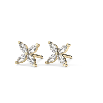 0.4 TCW Round Lab Grown Diamond Stud Earrings