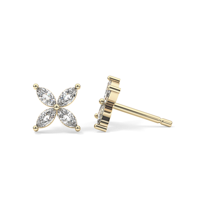 0.4 TCW Round Lab Grown Diamond Stud Earrings