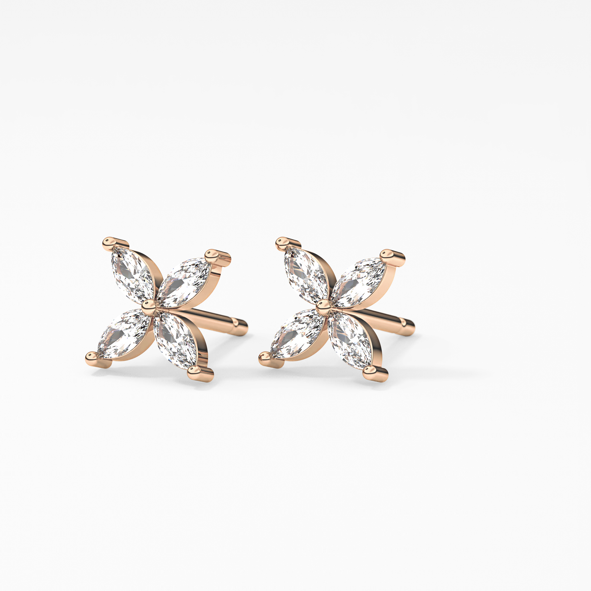 0.4 TCW Round Lab Grown Diamond Stud Earrings