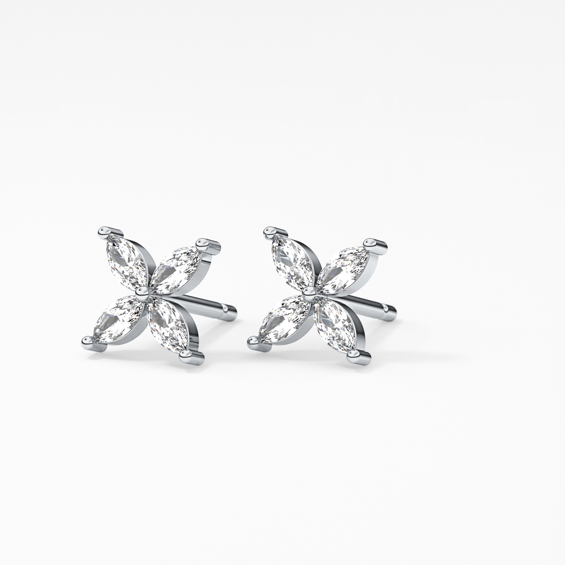 0.4 TCW Round Lab Grown Diamond Stud Earrings
