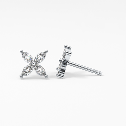 0.4 TCW Round Lab Grown Diamond Stud Earrings