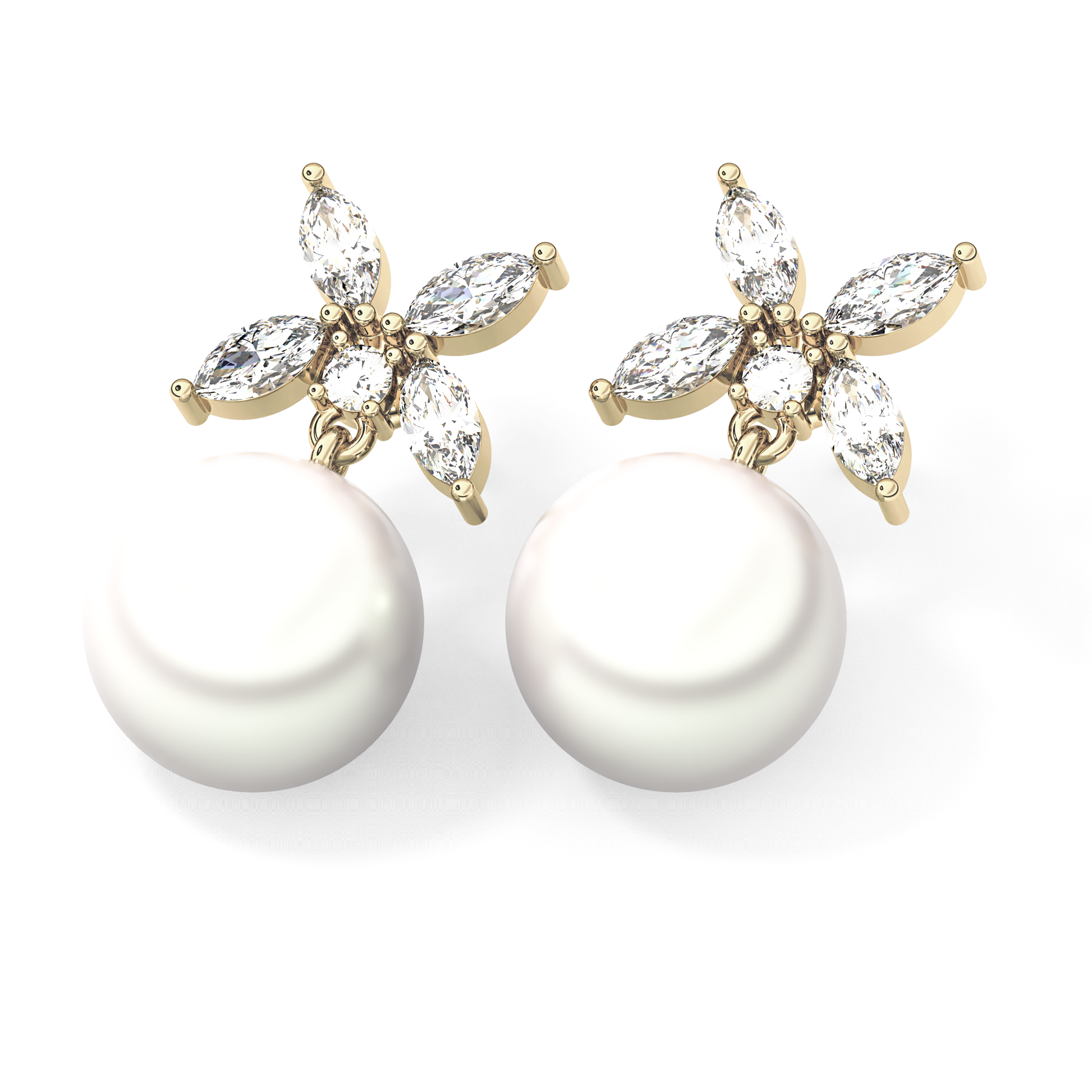 0.4 TCW Round Lab Grown Diamond Stud Earrings