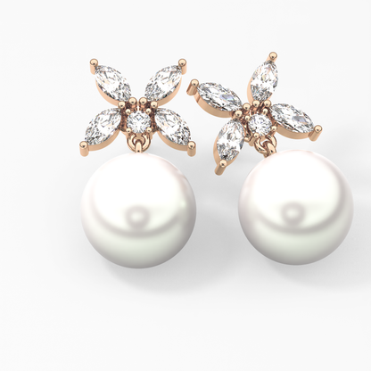 0.4 TCW Round Lab Grown Diamond Stud Earrings