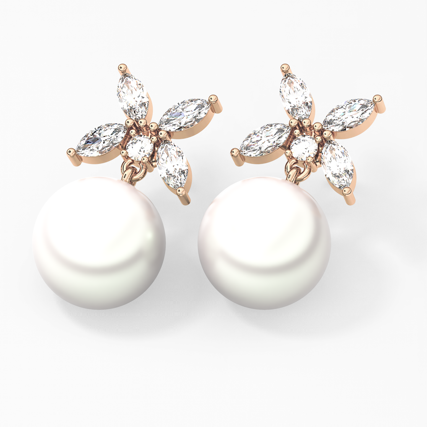 0.4 TCW Round Lab Grown Diamond Stud Earrings