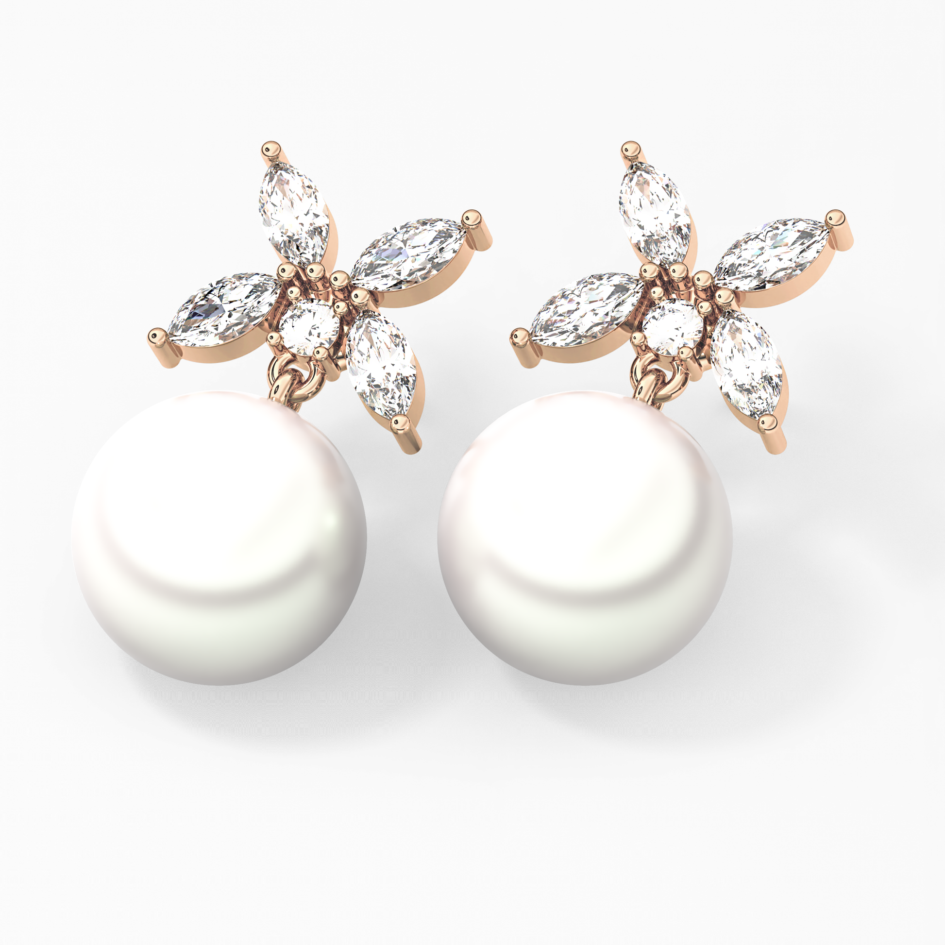 0.4 TCW Round Lab Grown Diamond Stud Earrings
