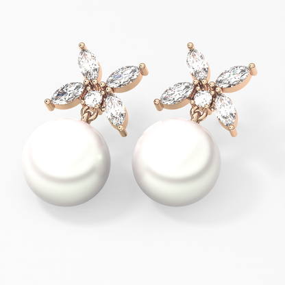 0.4 TCW Round Lab Grown Diamond Stud Earrings
