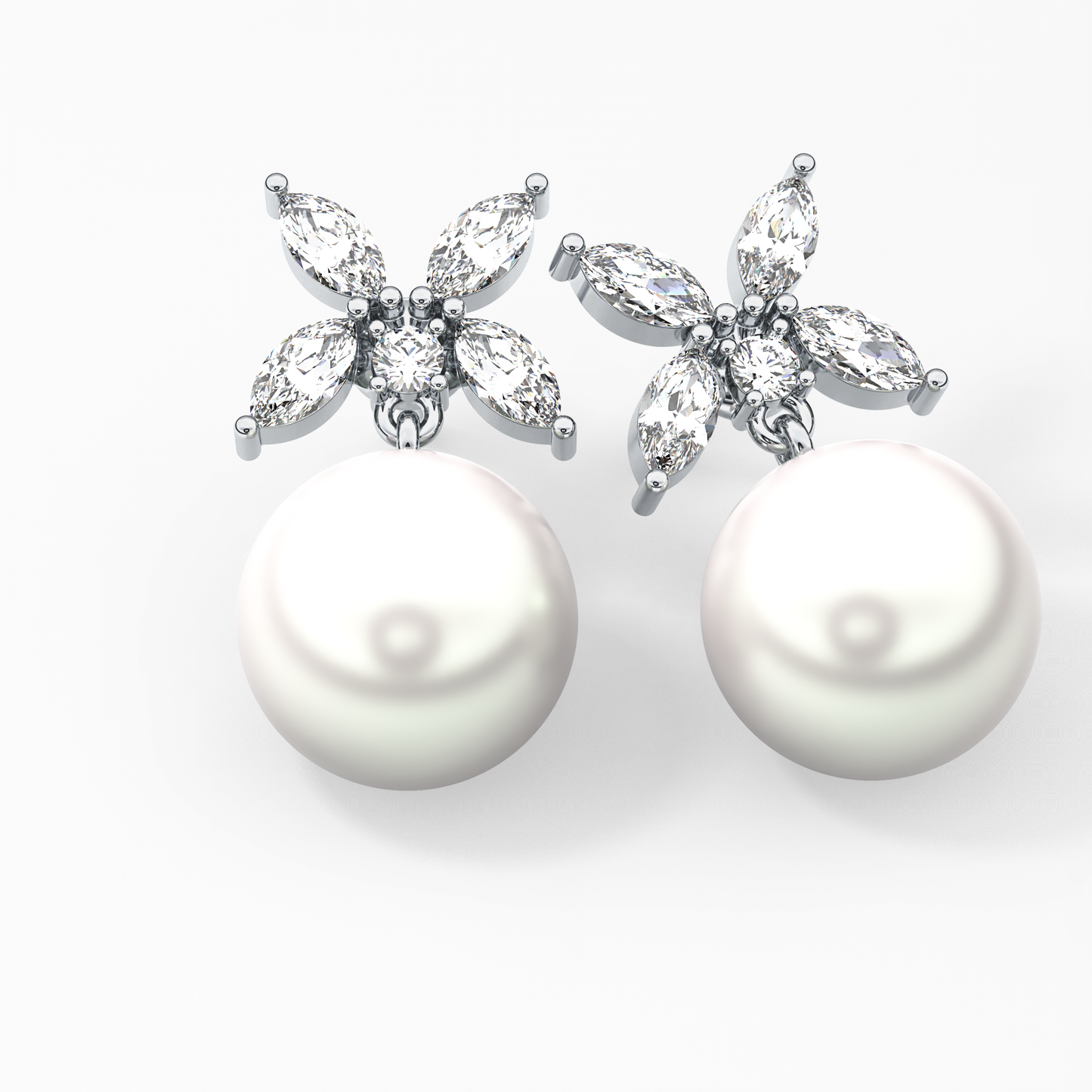 0.4 TCW Round Lab Grown Diamond Stud Earrings