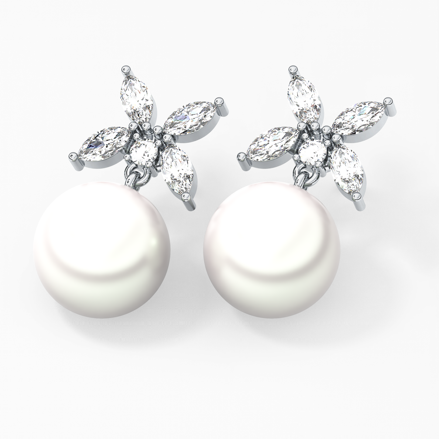 0.4 TCW Round Lab Grown Diamond Stud Earrings