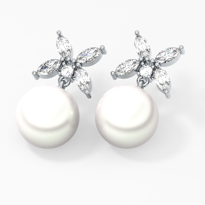 0.4 TCW Round Lab Grown Diamond Stud Earrings
