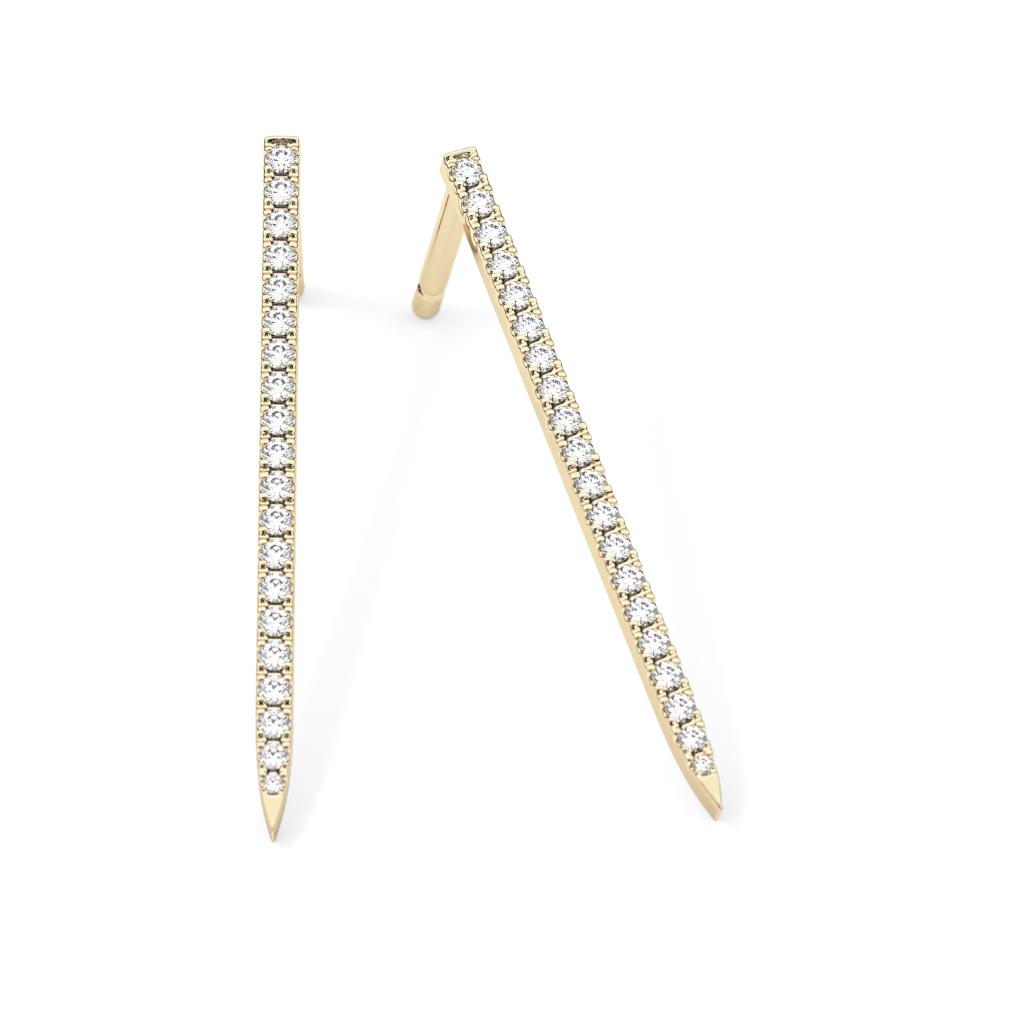 0.4 TCW Round Lab Grown Diamond Stud Earrings