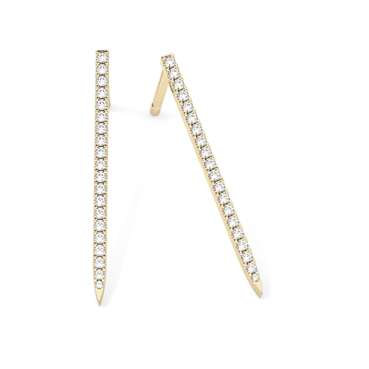 0.4 TCW Round Lab Grown Diamond Stud Earrings