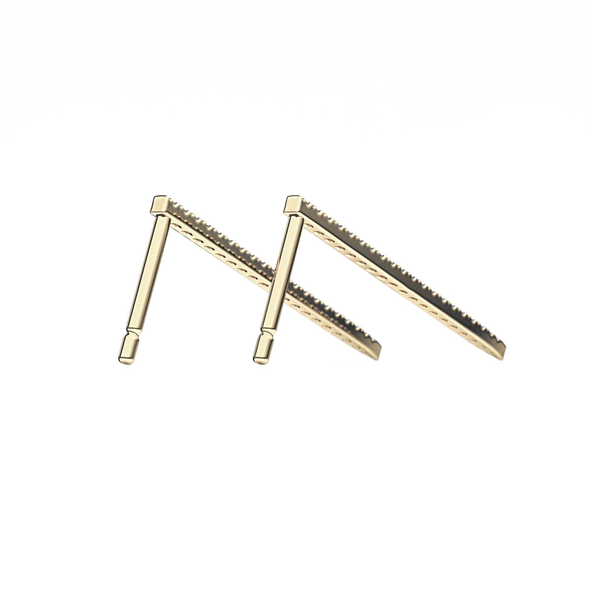 0.4 TCW Round Lab Grown Diamond Stud Earrings