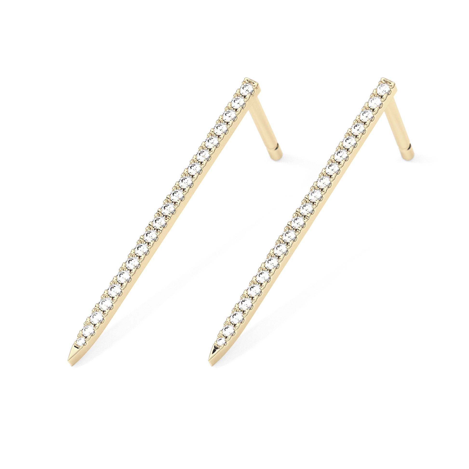 0.4 TCW Round Lab Grown Diamond Stud Earrings