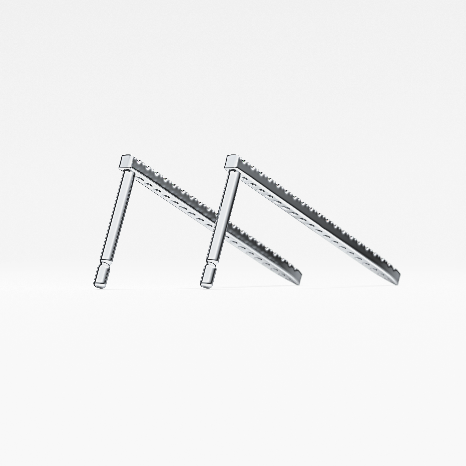 0.4 TCW Round Lab Grown Diamond Stud Earrings