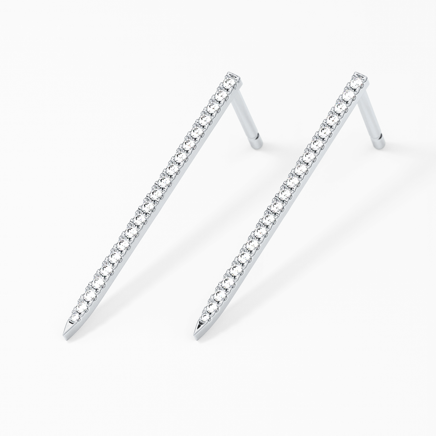 0.4 TCW Round Lab Grown Diamond Stud Earrings