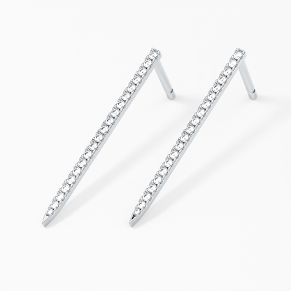 0.4 TCW Round Lab Grown Diamond Stud Earrings