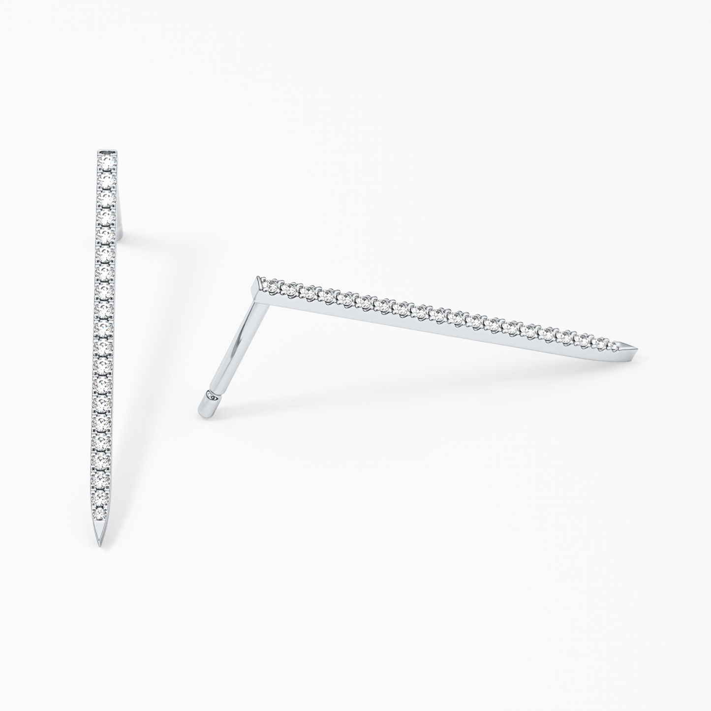 0.4 TCW Round Lab Grown Diamond Stud Earrings