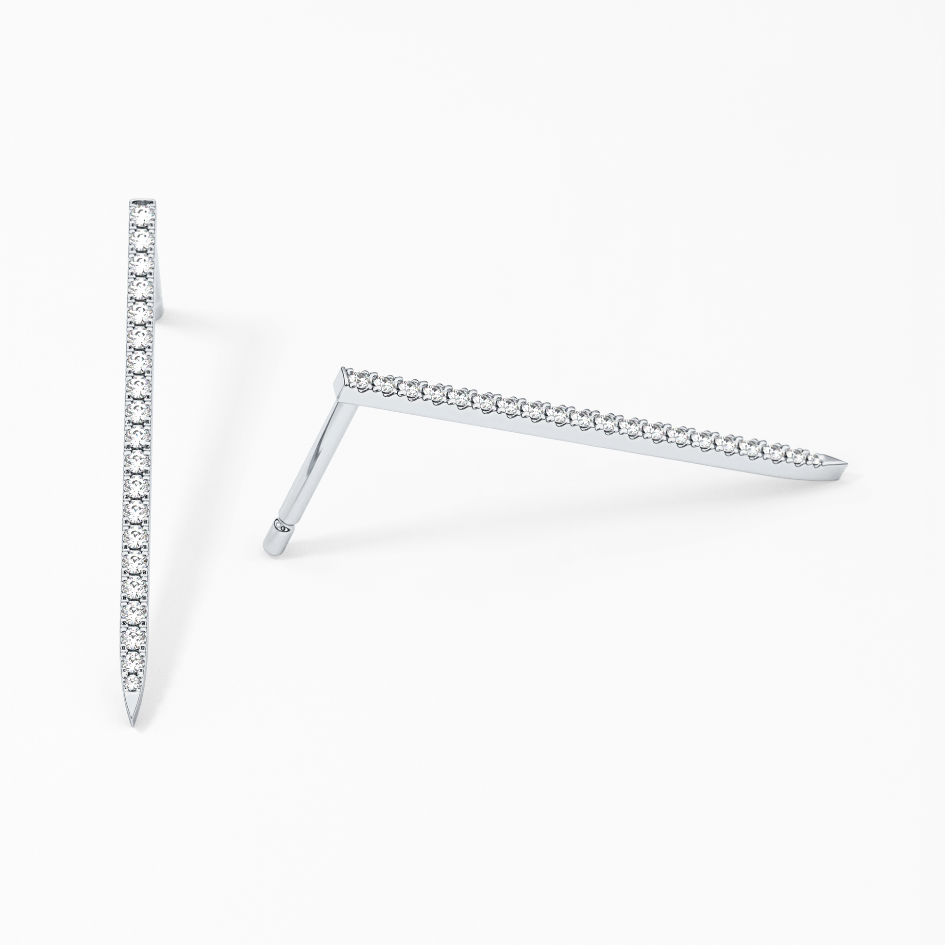 0.4 TCW Round Lab Grown Diamond Stud Earrings