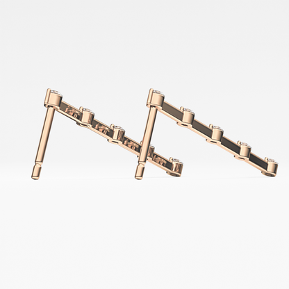 0.4 TCW Round Lab Grown Diamond Stud Earrings