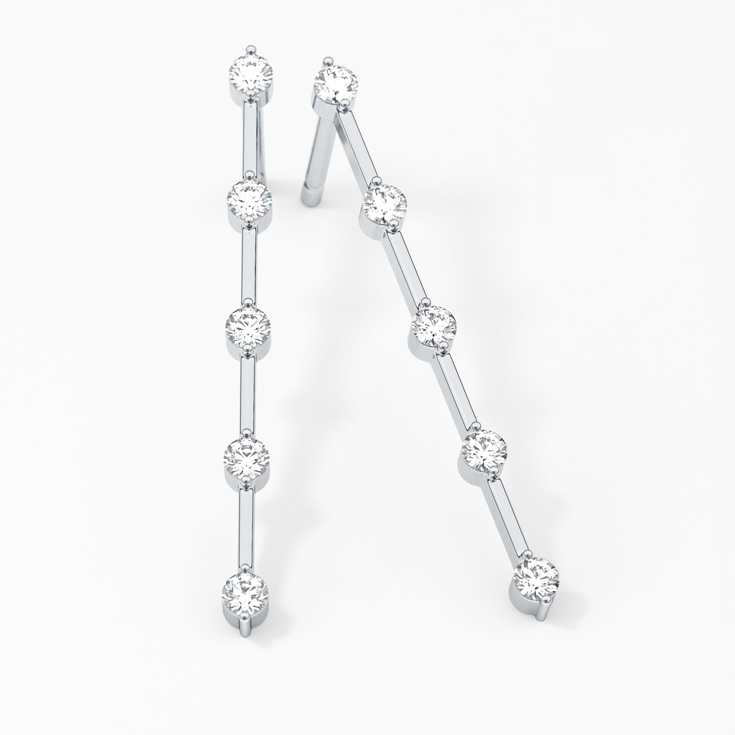 0.4 TCW Round Lab Grown Diamond Stud Earrings