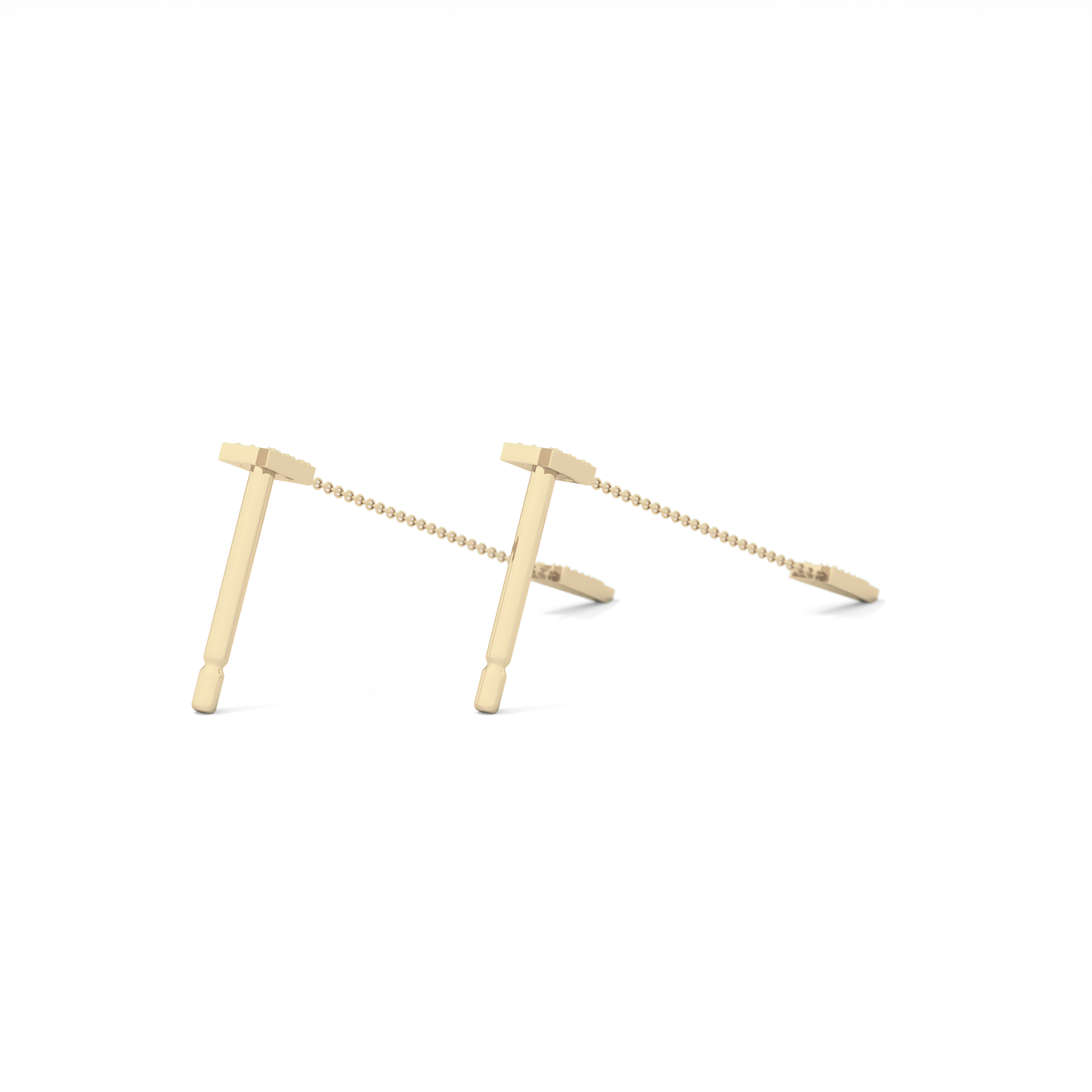 0.4 TCW Round Lab Grown Diamond Stud Earrings