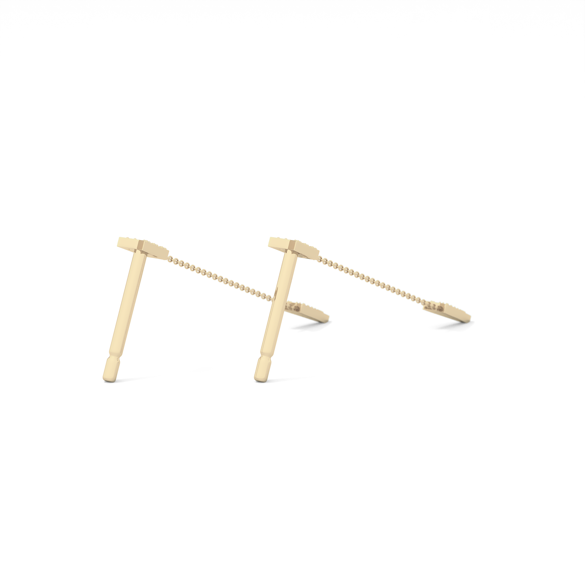 0.4 TCW Round Lab Grown Diamond Stud Earrings