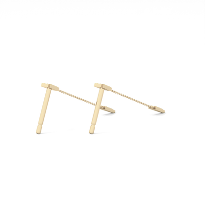 0.4 TCW Round Lab Grown Diamond Stud Earrings
