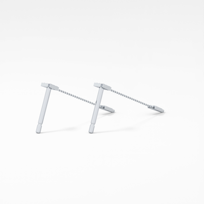 0.4 TCW Round Lab Grown Diamond Stud Earrings