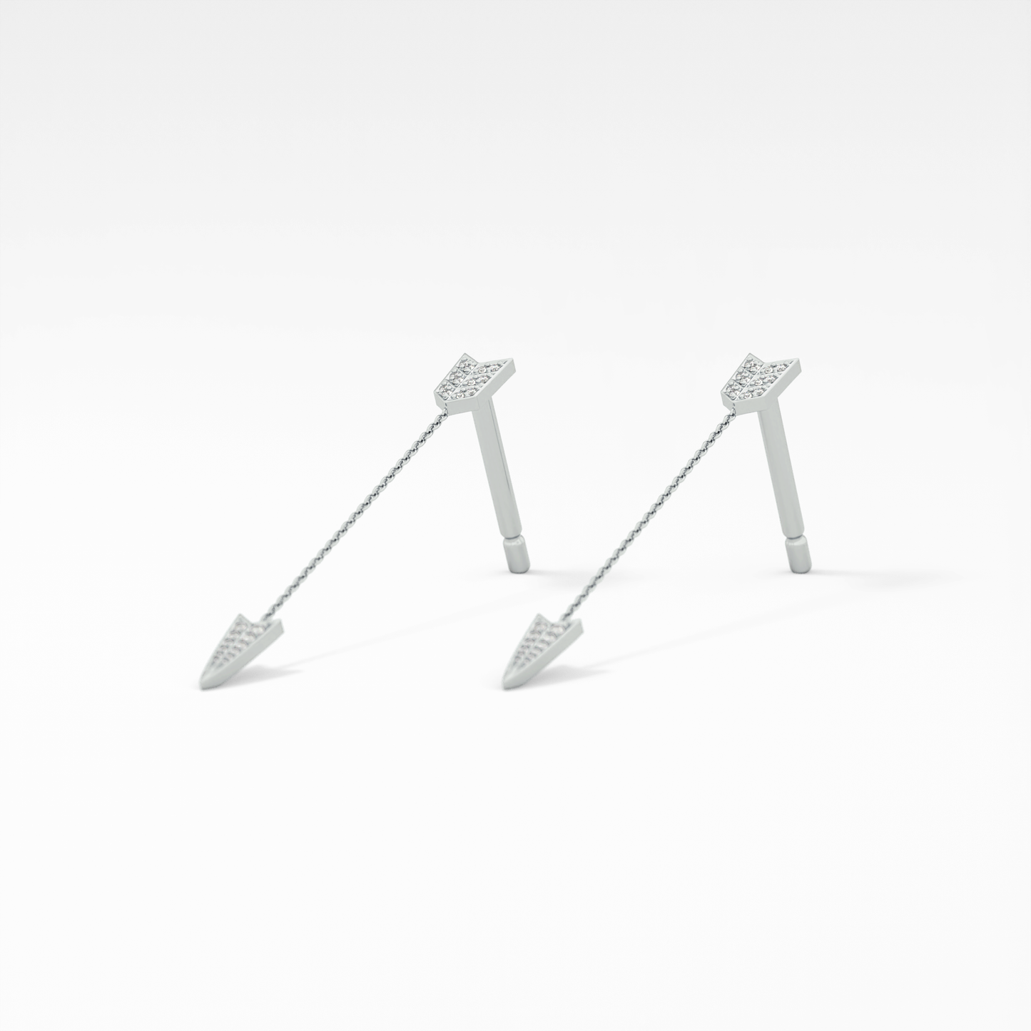 0.4 TCW Round Lab Grown Diamond Stud Earrings