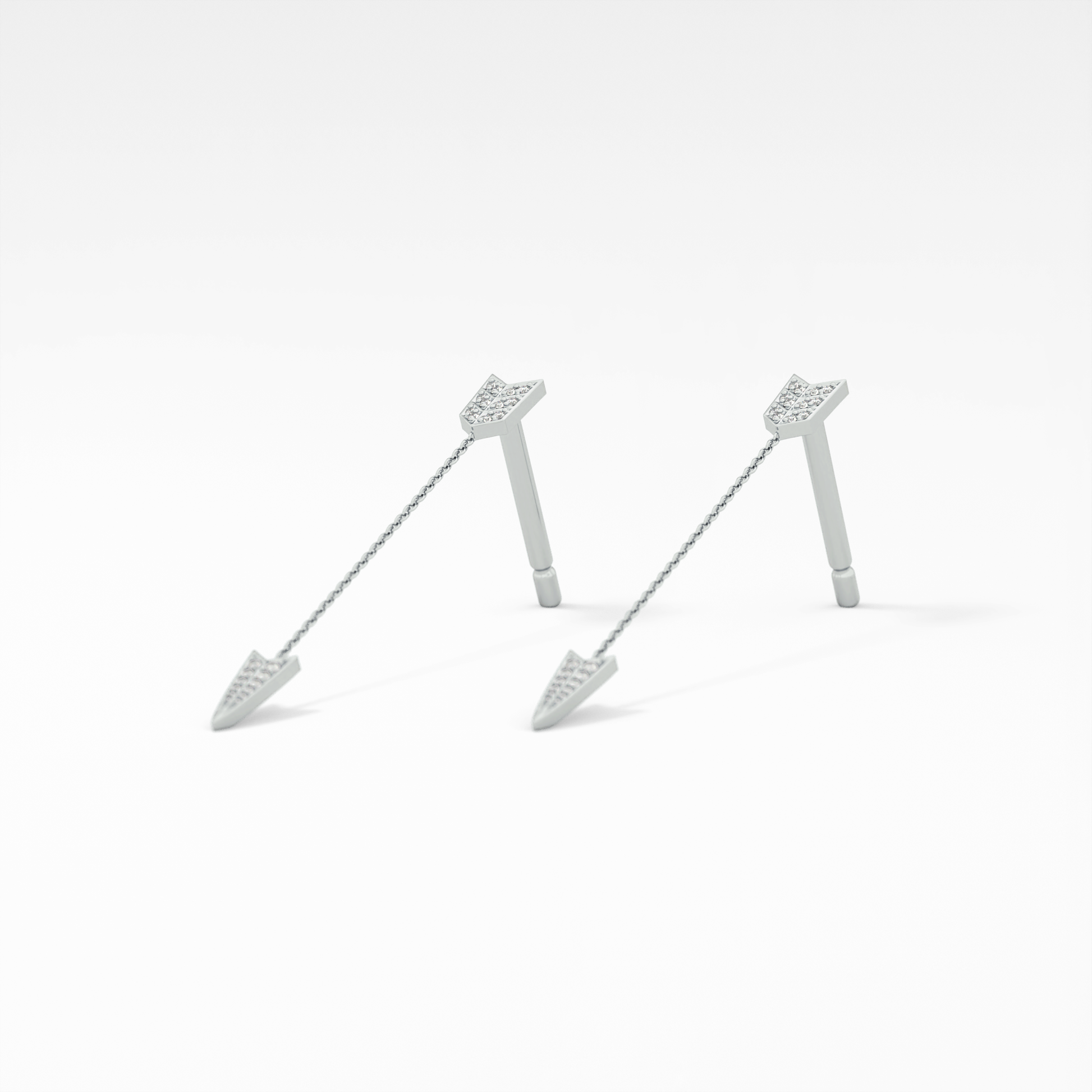 0.4 TCW Round Lab Grown Diamond Stud Earrings
