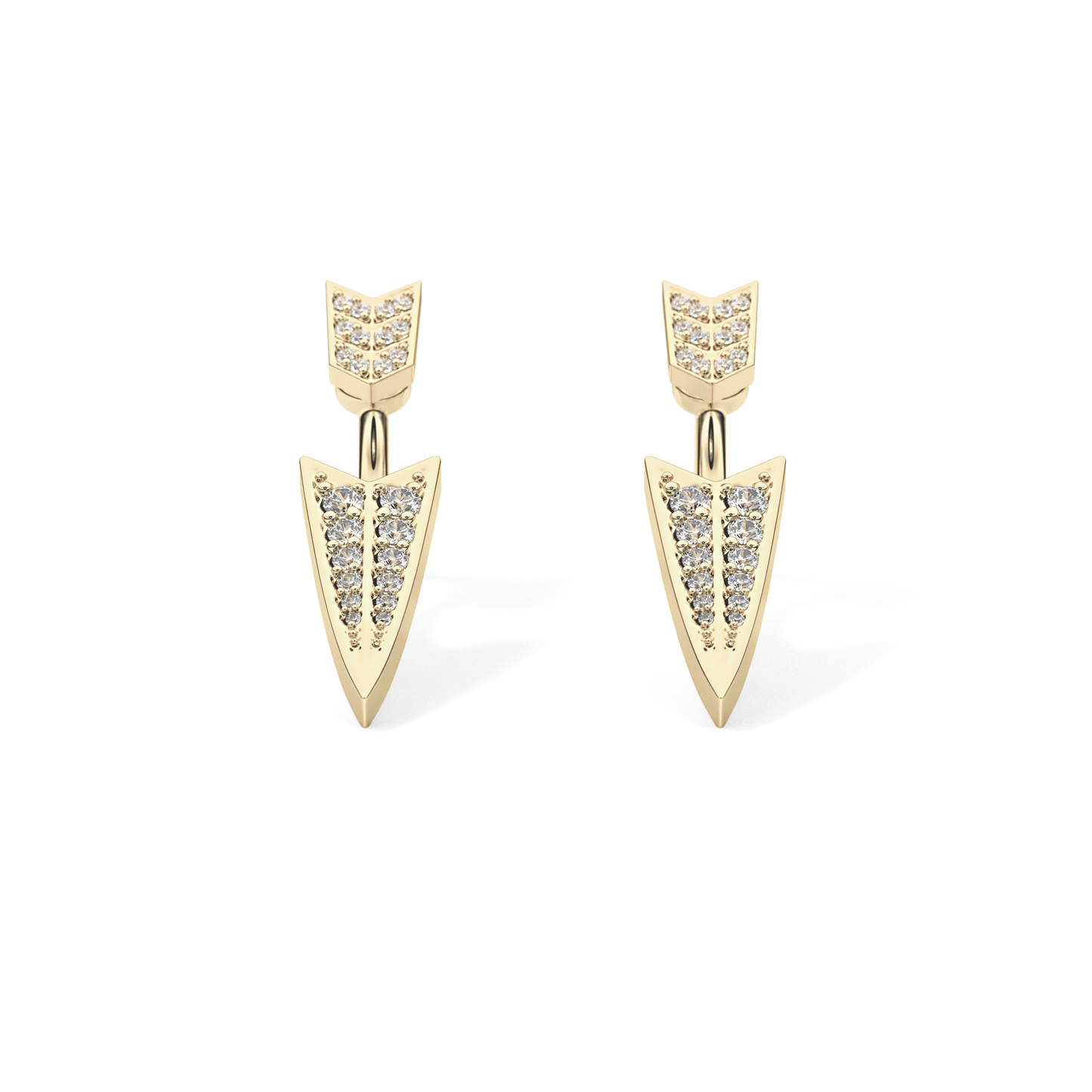 0.4 TCW Round Lab Grown Diamond Stud Earrings