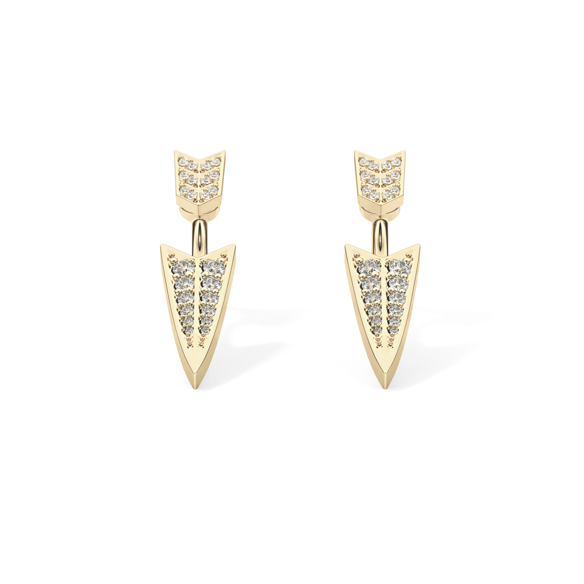 0.4 TCW Round Lab Grown Diamond Stud Earrings