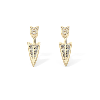 0.4 TCW Round Lab Grown Diamond Stud Earrings