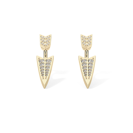 0.4 TCW Round Lab Grown Diamond Stud Earrings