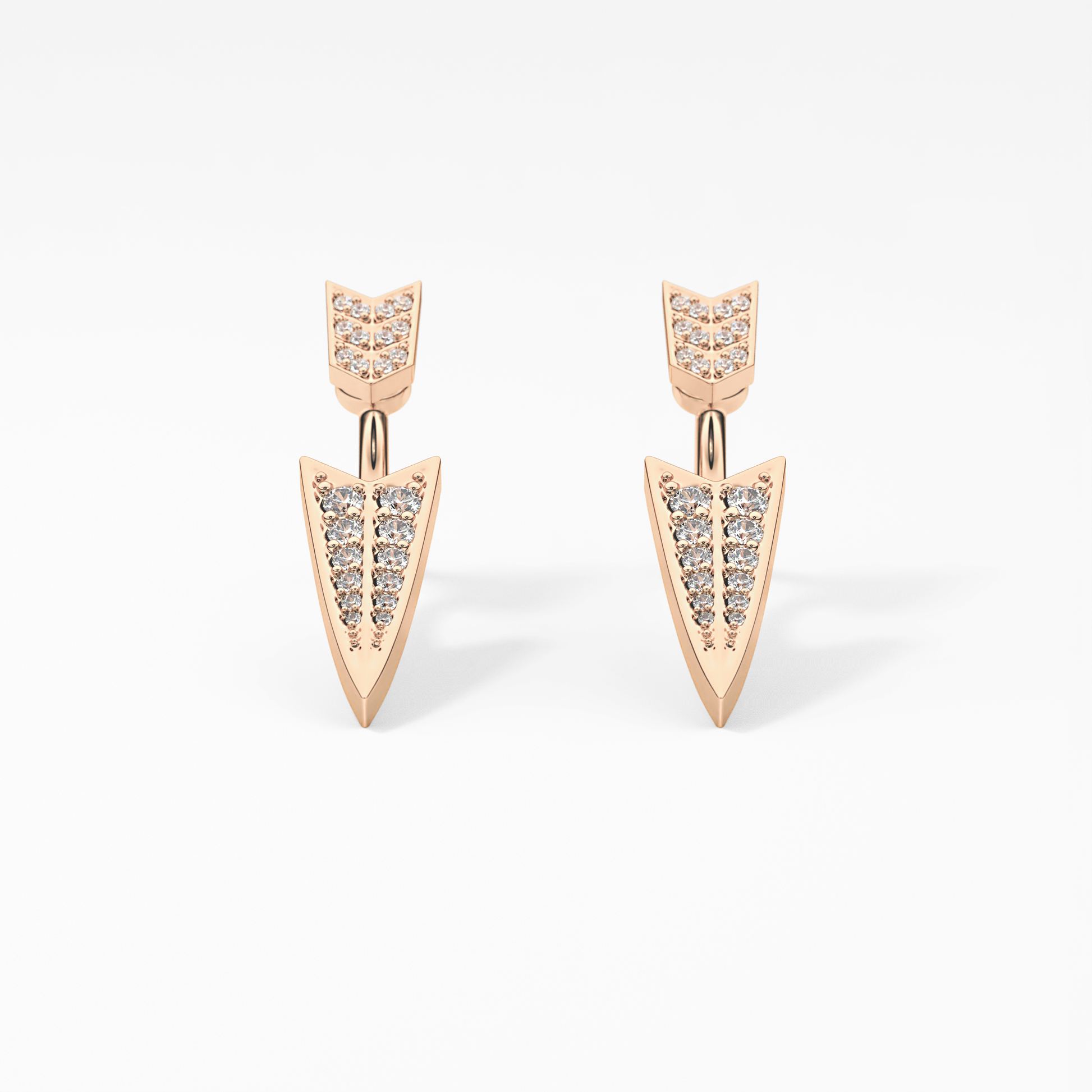 0.4 TCW Round Lab Grown Diamond Stud Earrings