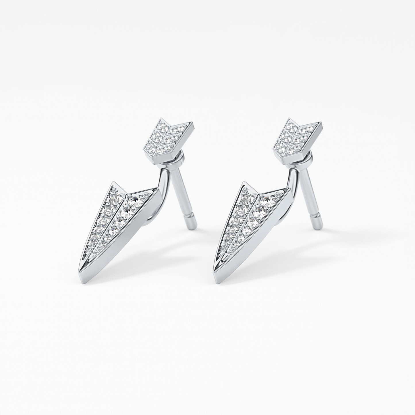 0.4 TCW Round Lab Grown Diamond Stud Earrings