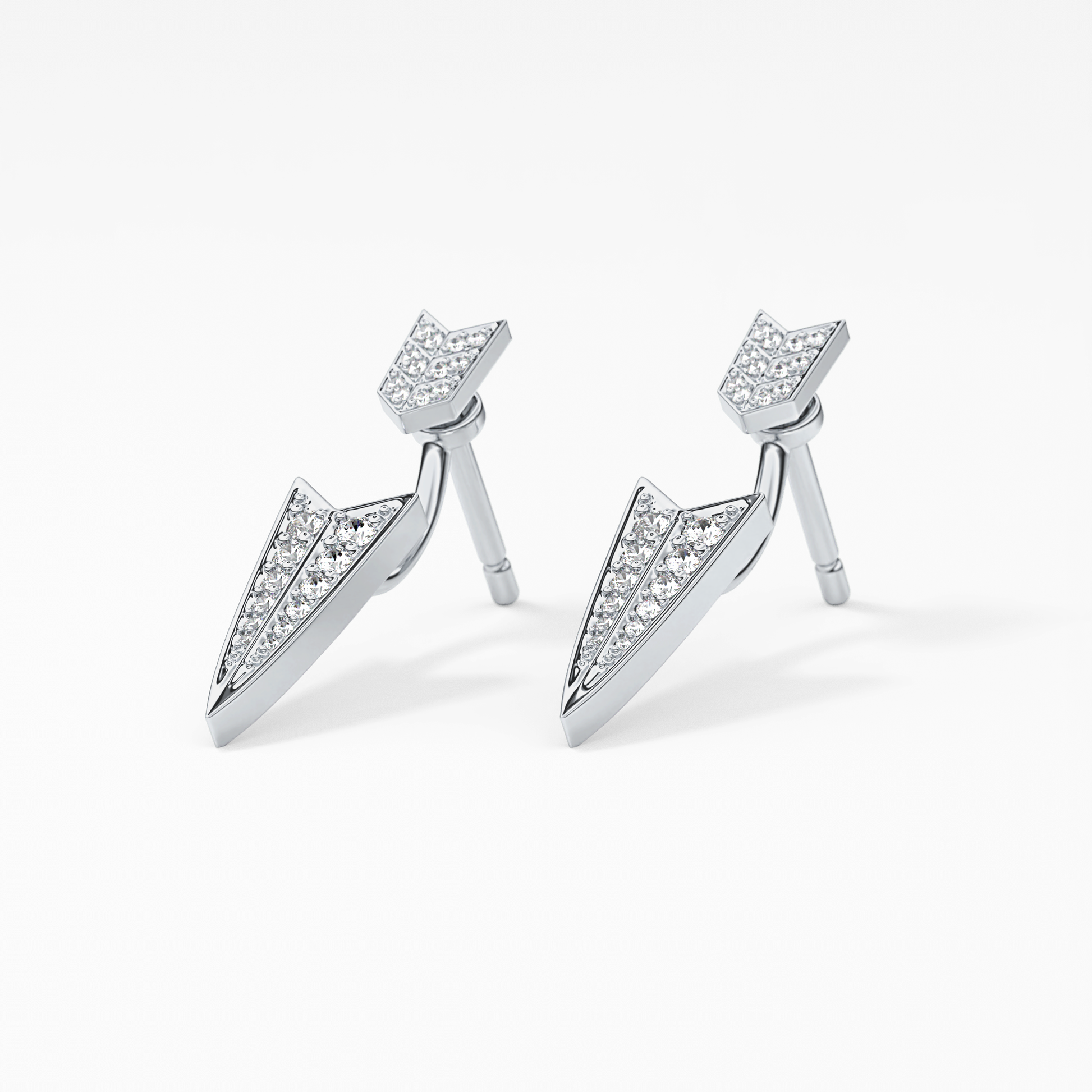 0.4 TCW Round Lab Grown Diamond Stud Earrings