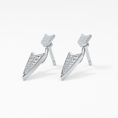0.4 TCW Round Lab Grown Diamond Stud Earrings