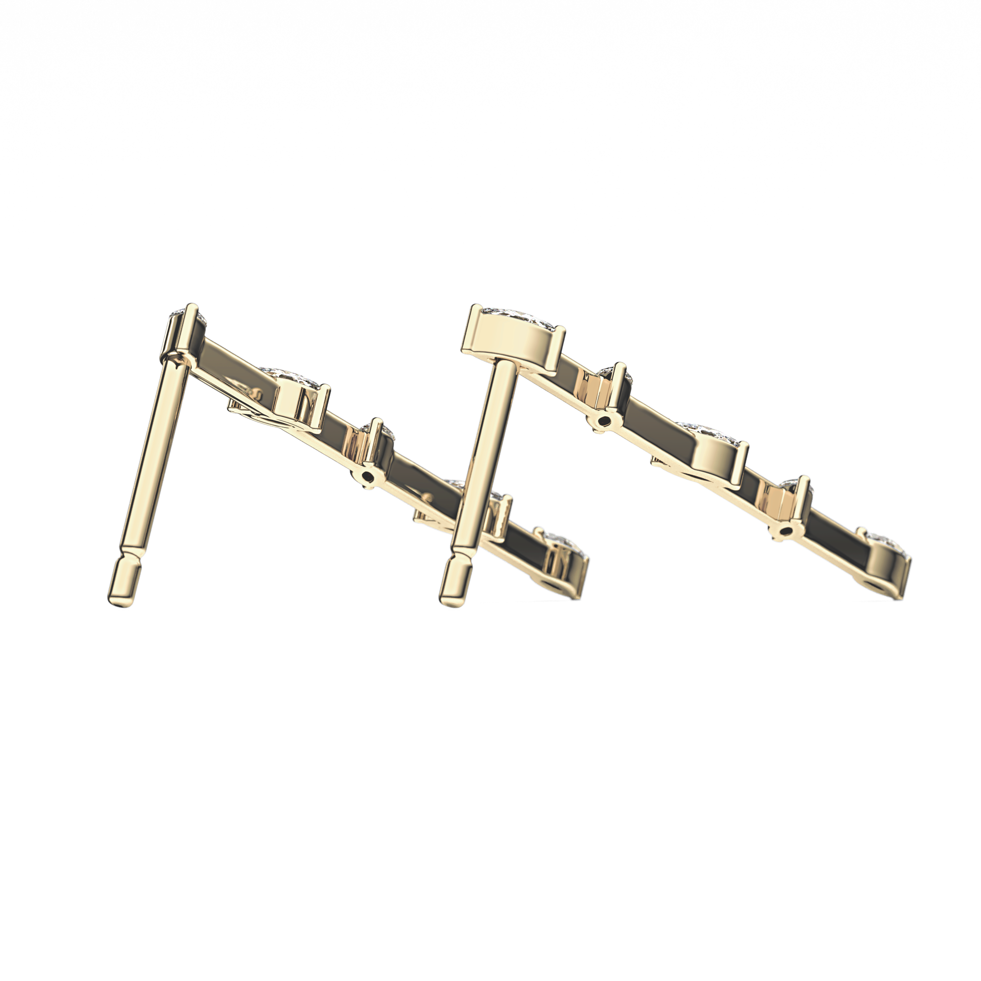 0.4 TCW Round Lab Grown Diamond Stud Earrings