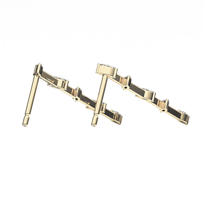 0.4 TCW Round Lab Grown Diamond Stud Earrings