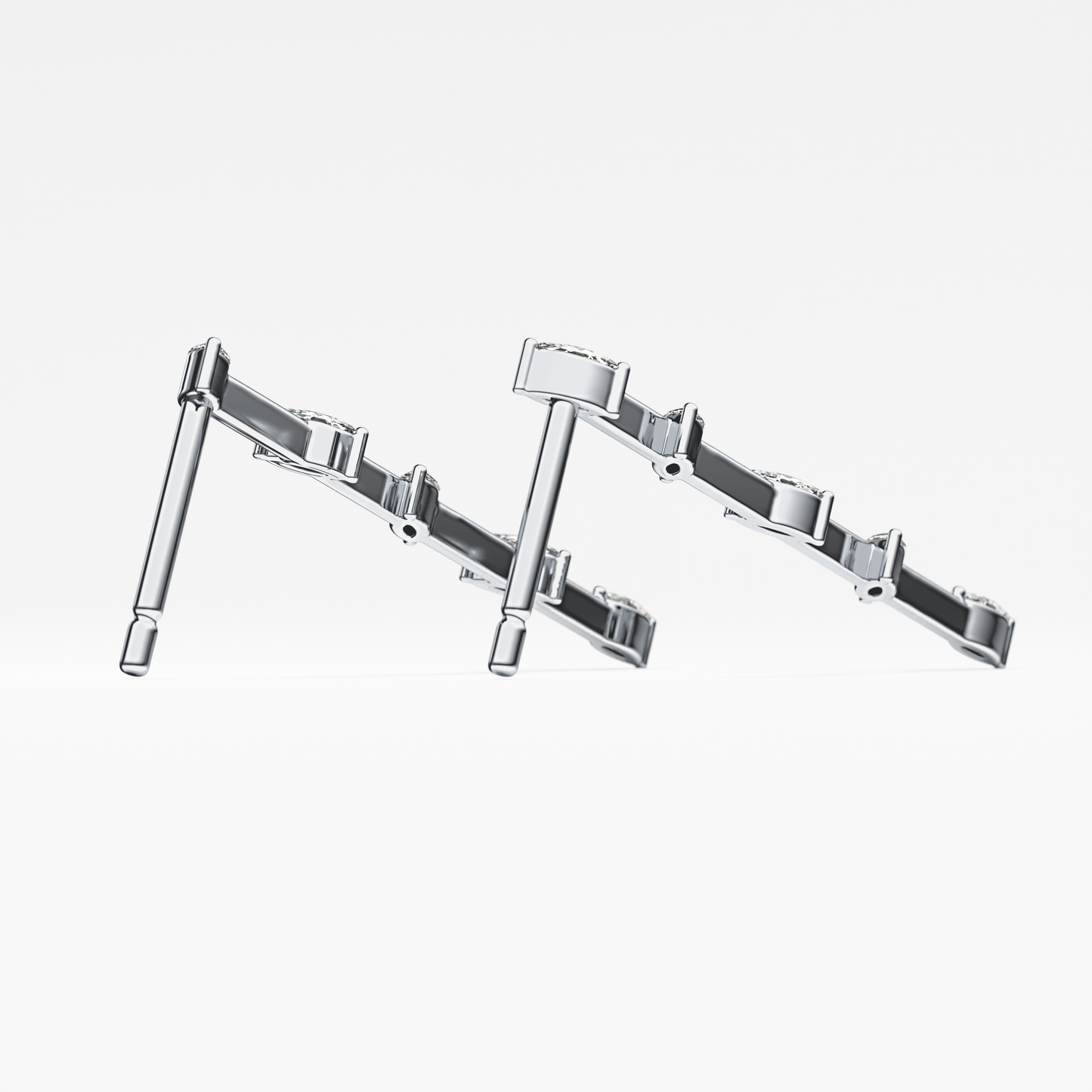 0.4 TCW Round Lab Grown Diamond Stud Earrings
