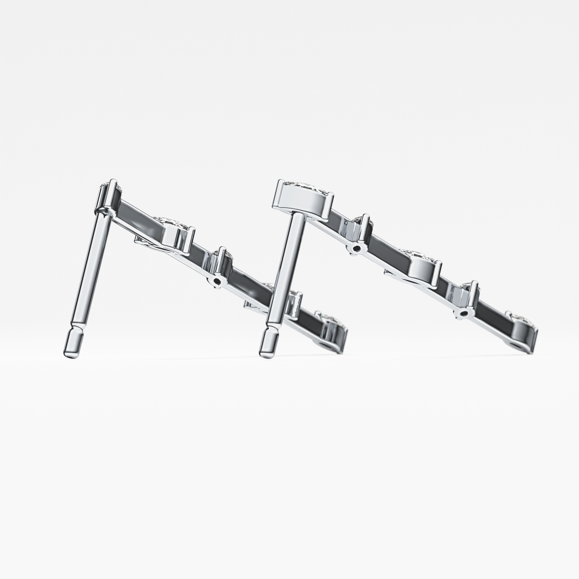 0.4 TCW Round Lab Grown Diamond Stud Earrings