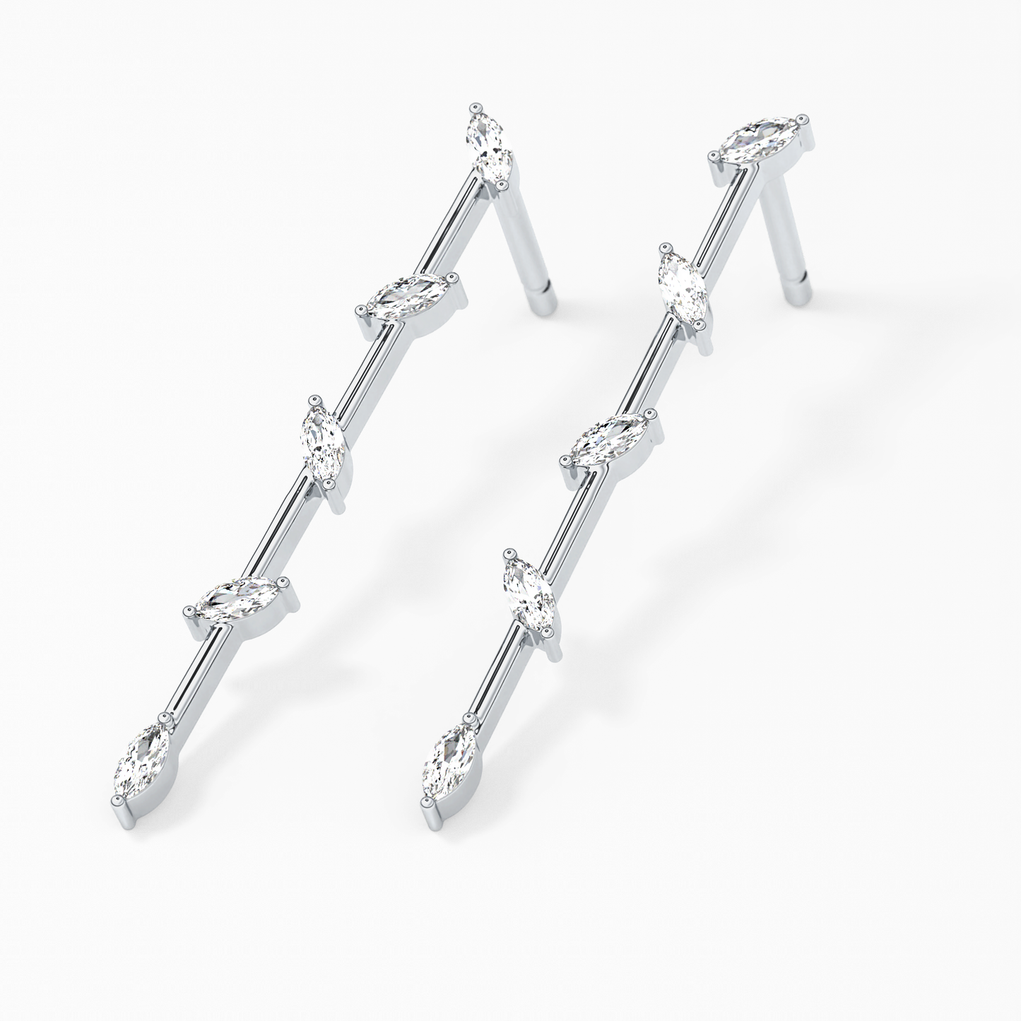 0.4 TCW Round Lab Grown Diamond Stud Earrings