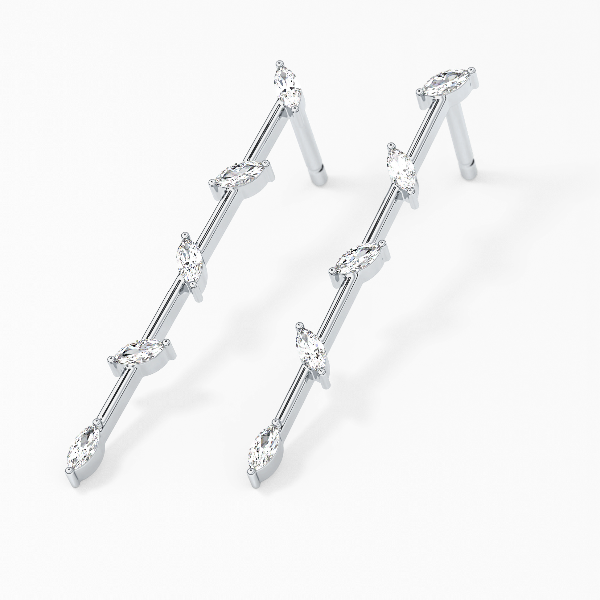 0.4 TCW Round Lab Grown Diamond Stud Earrings