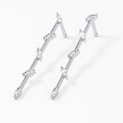 0.4 TCW Round Lab Grown Diamond Stud Earrings