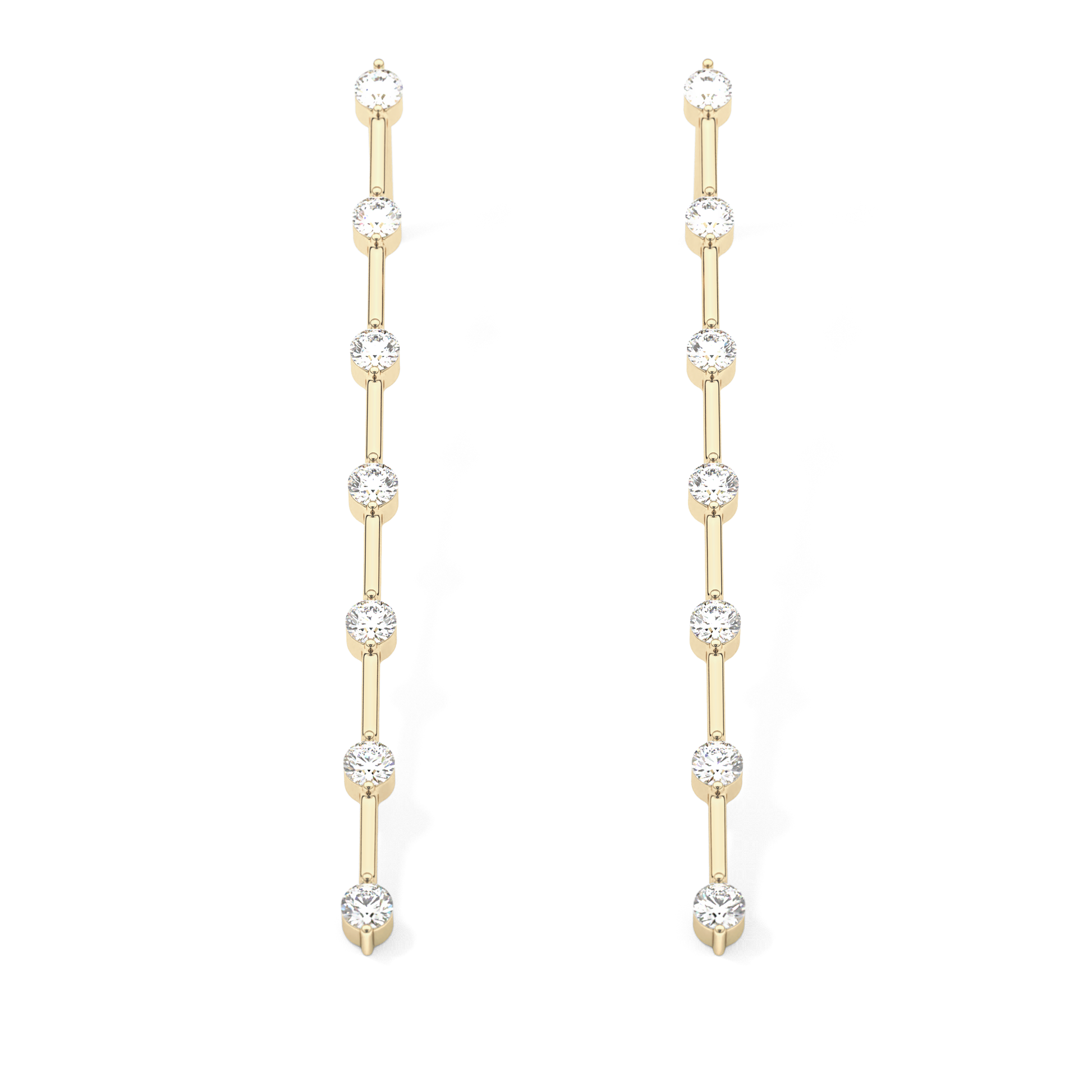 0.4 TCW Round Lab Grown Diamond Stud Earrings